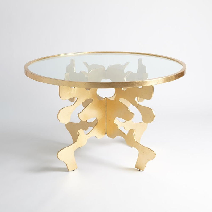 Dining Tables Ink Blot Dining Table-Gold Leaf-48