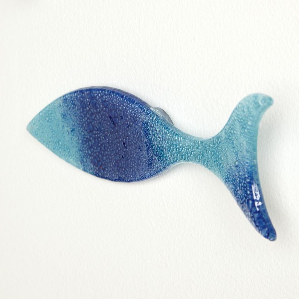 Wall Decor S/6 Wall Fish-Blue-Sm