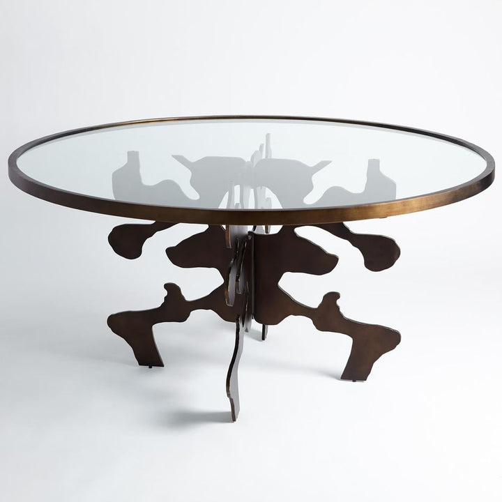 Dining Tables Ink Blot Dining Table-Bronze-60