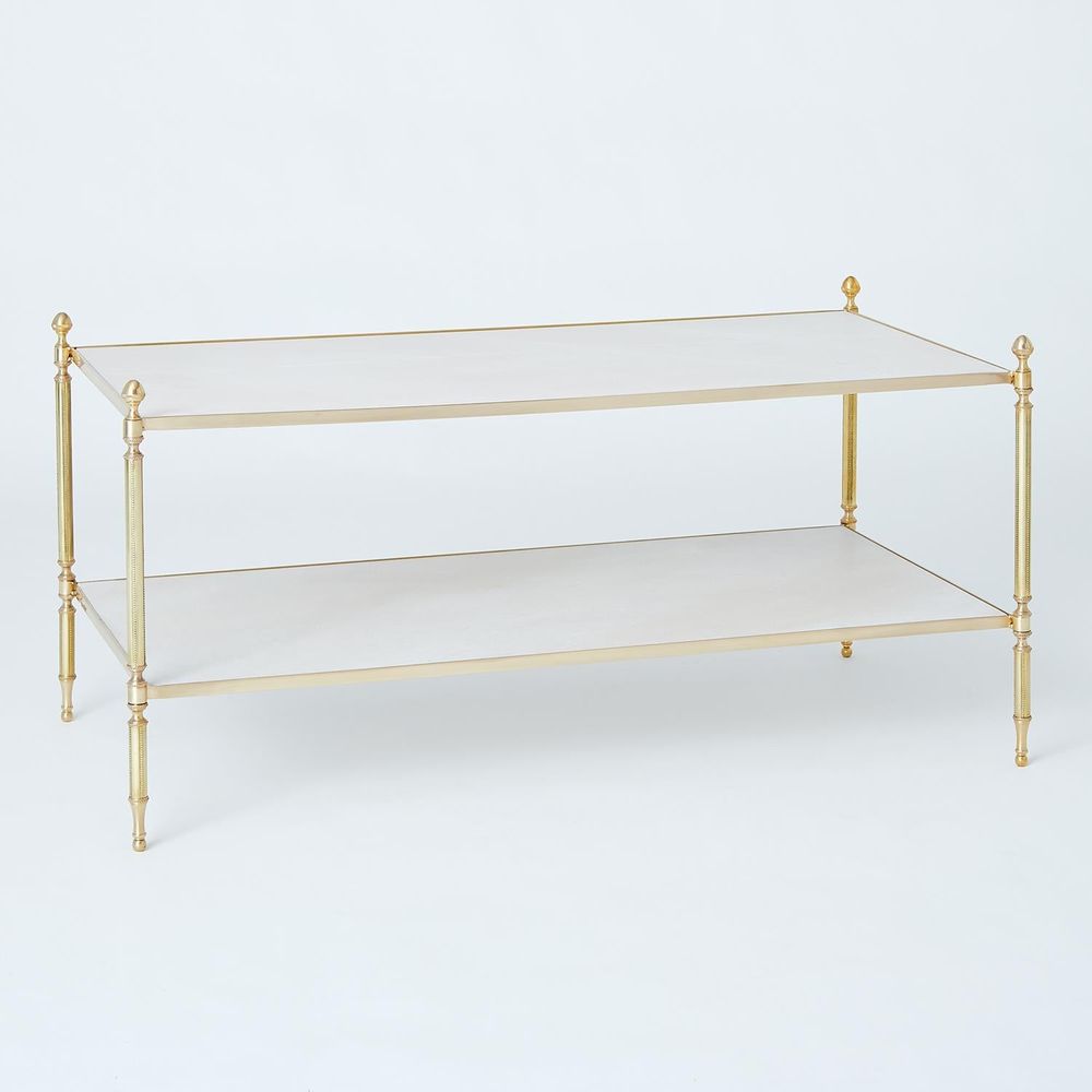 Coffee Tables Acorn Cocktail Table-Brass