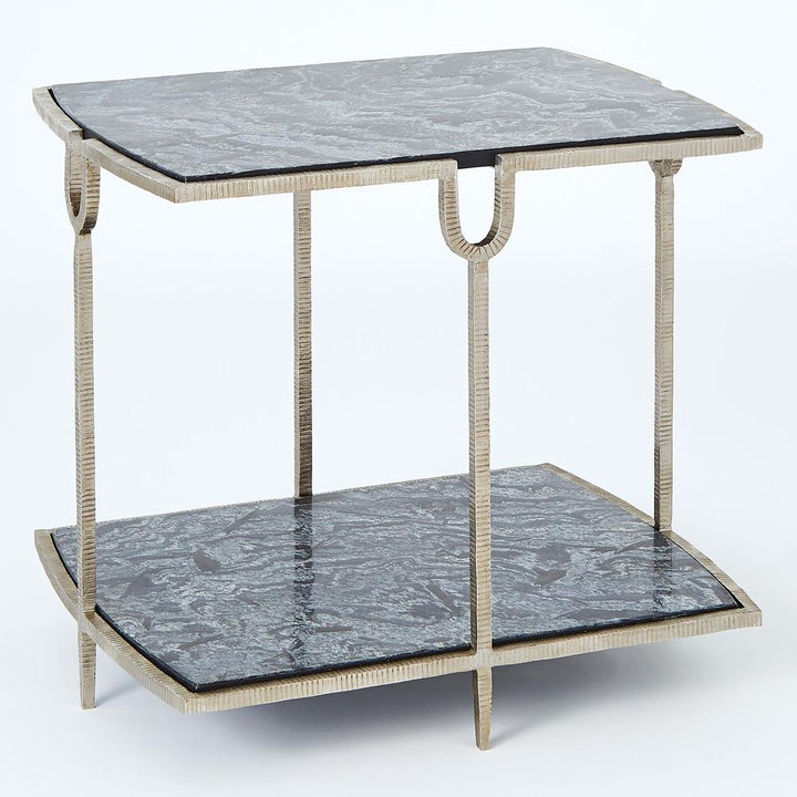 Side Tables Curve Side Table-Silver