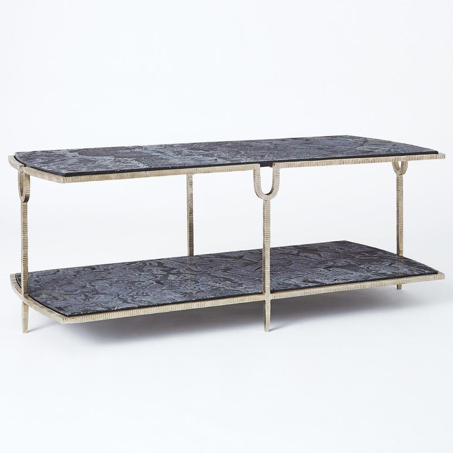 Coffee Tables Curve Cocktail Table-Silver