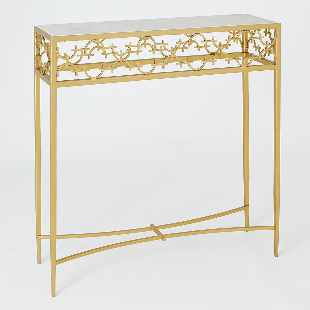 Console Tables C-Fret Console-Gold