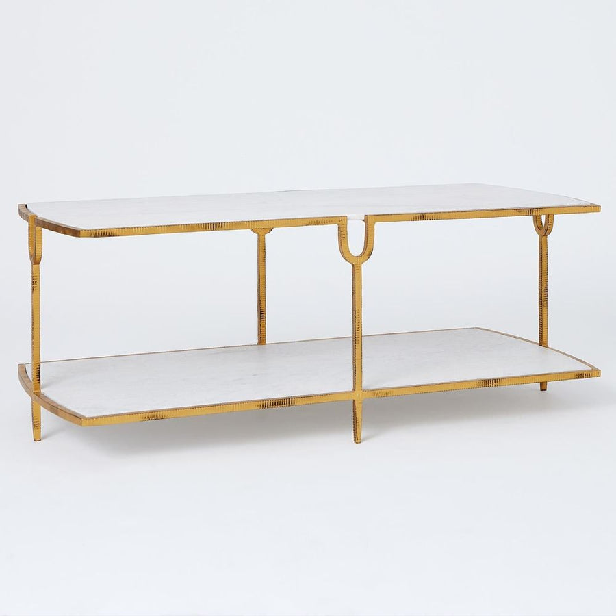 Coffee Tables Curve Cocktail Table-Gold