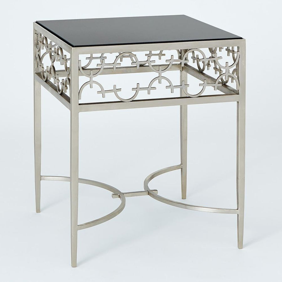 Side Tables C-Fret Side Table-Silver
