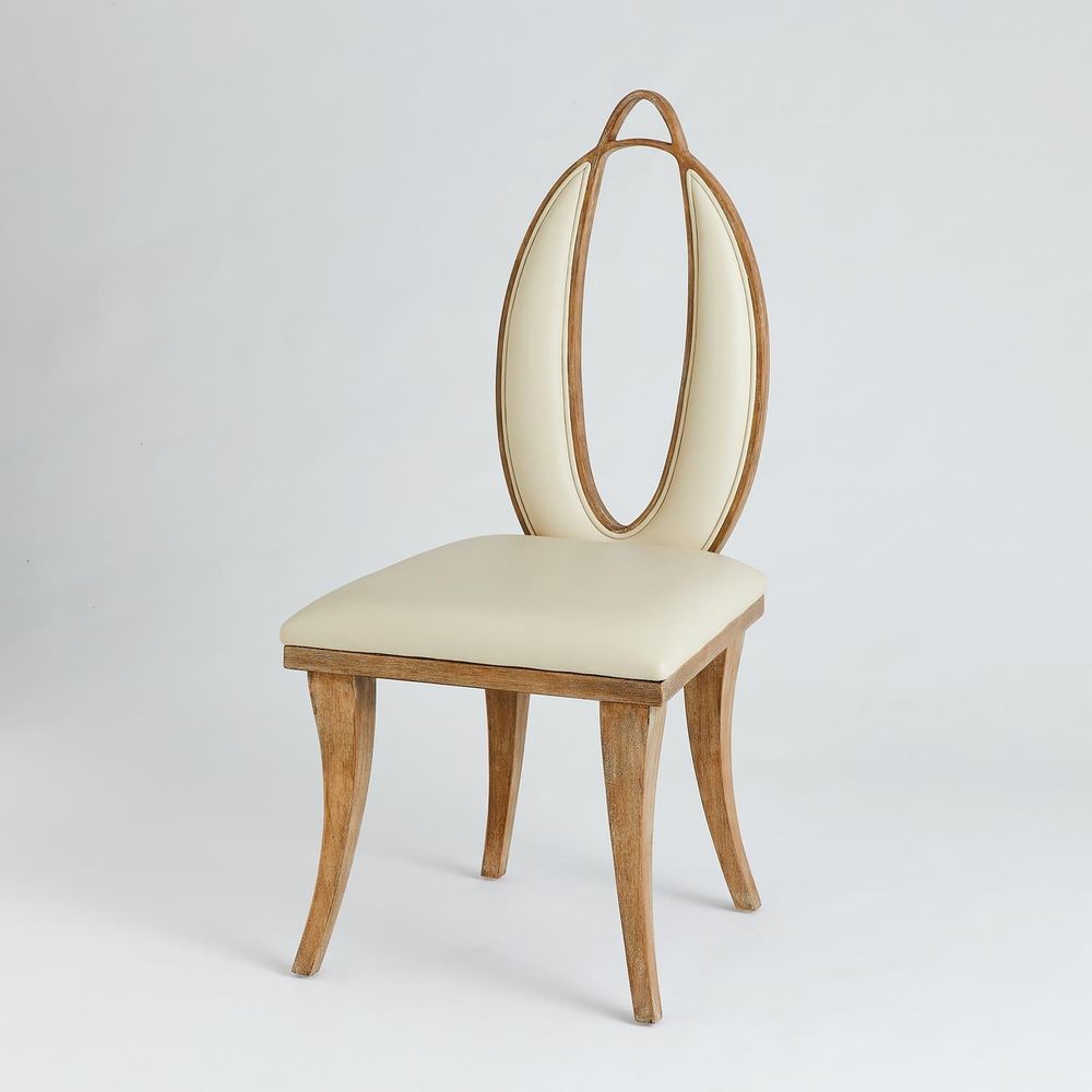 Dining Chairs Adelaide Chair-Beige Leather