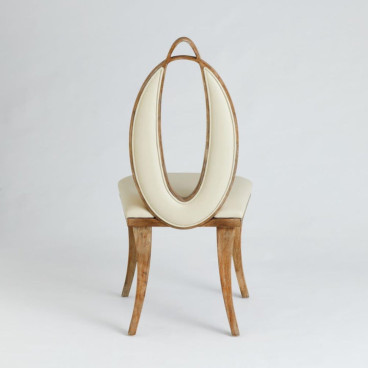 Dining Chairs Adelaide Chair-Beige Leather