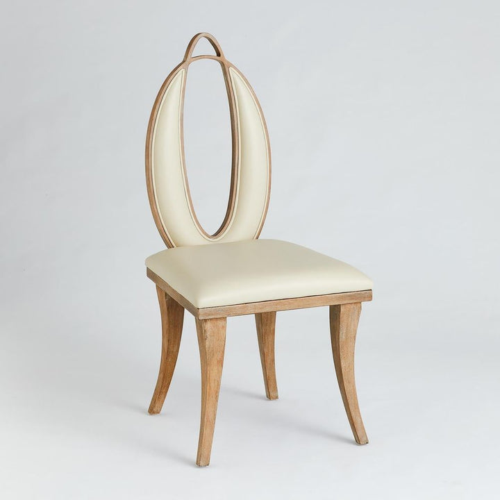 Dining Chairs Adelaide Chair-Beige Leather