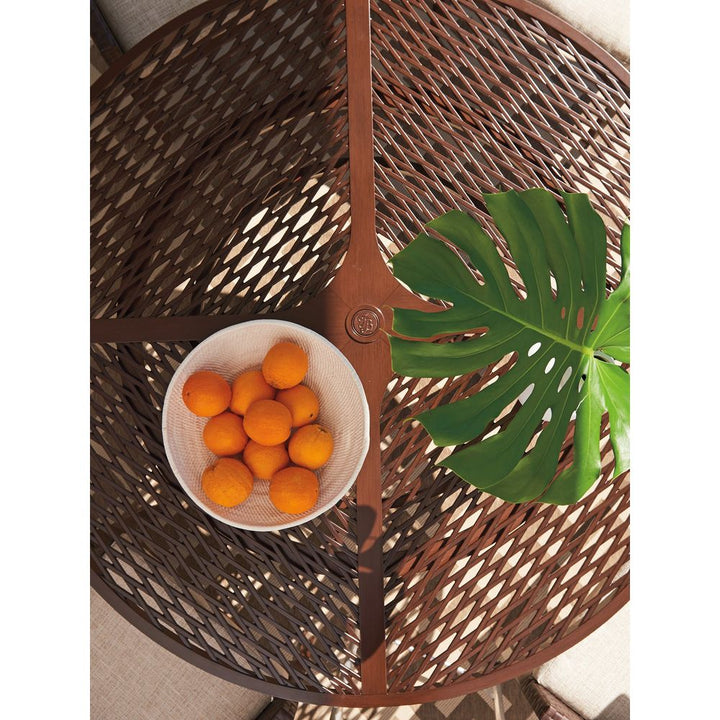 Outdoor Dining Tables Round Dining Table - Medium Brown