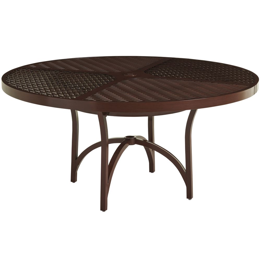 Outdoor Dining Tables Round Dining Table - Medium Brown