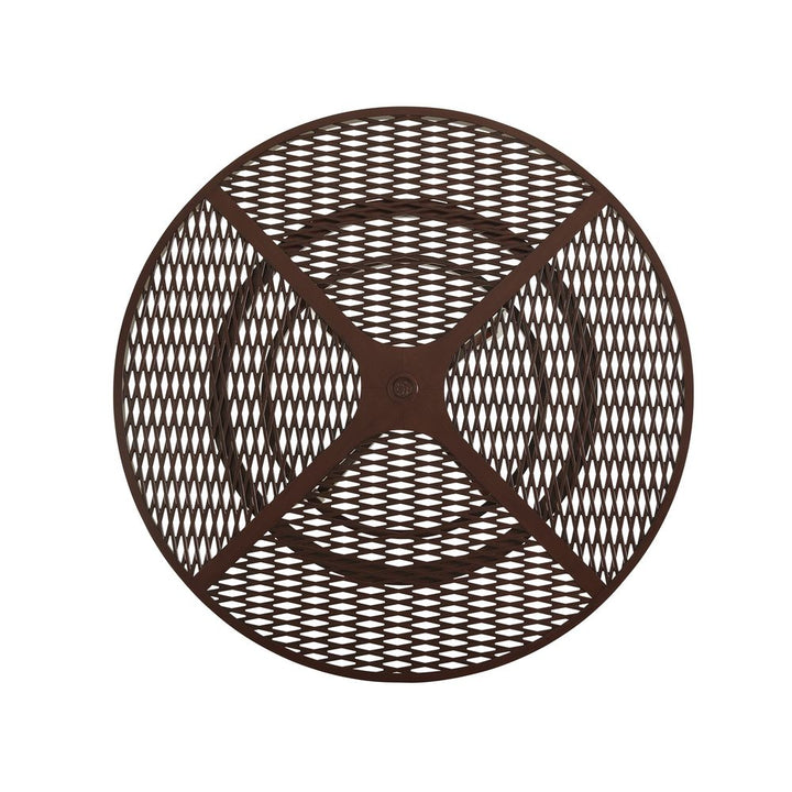 Round Dining Table - Medium Brown