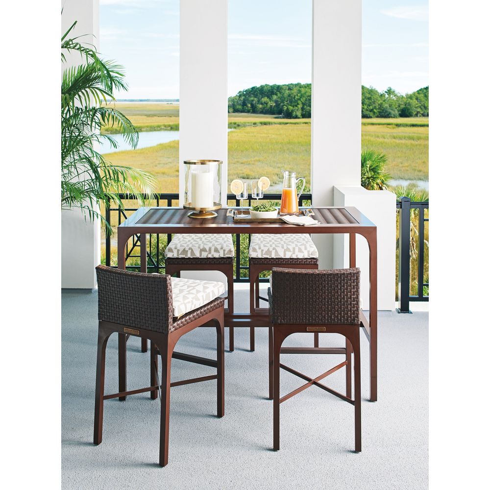 Outdoor Side Tables High/Low Bistro Table - 3420 Brown