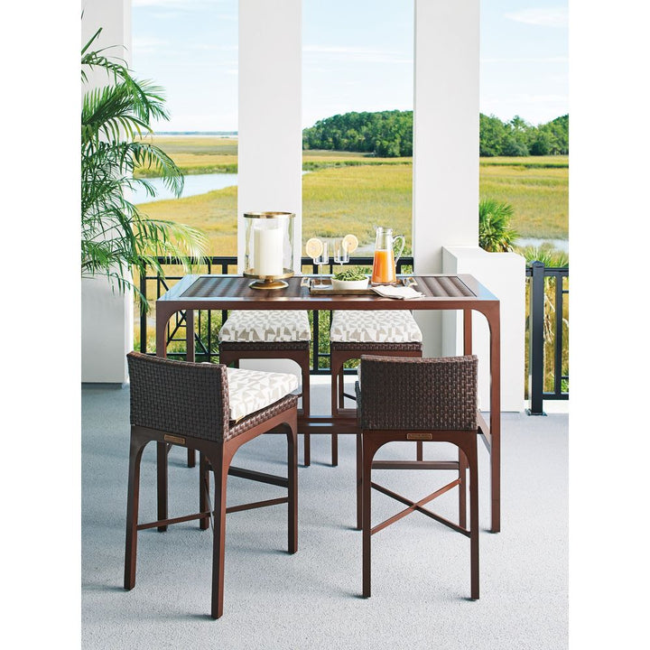Outdoor Side Tables High/Low Bistro Table - 3420 Brown