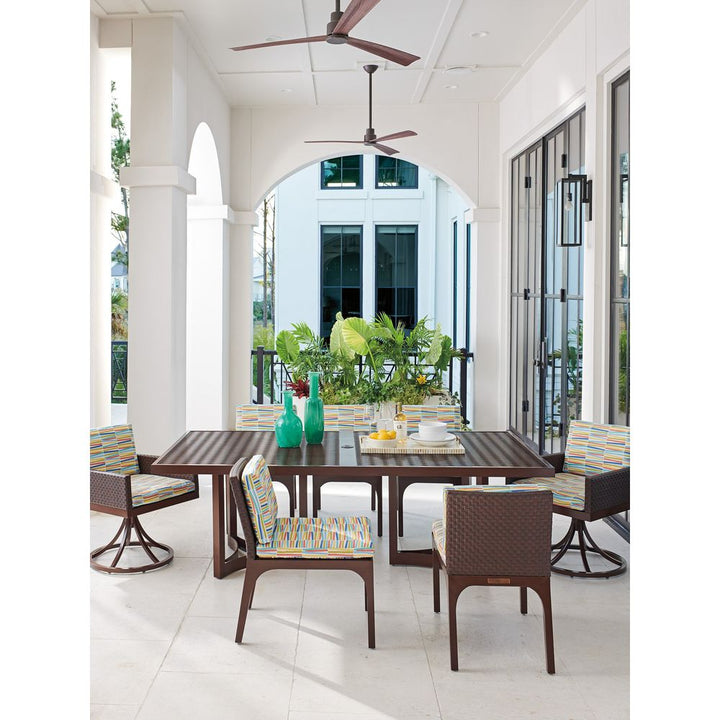 Outdoor Dining Tables Rectangular Dining Table - Medium Brown