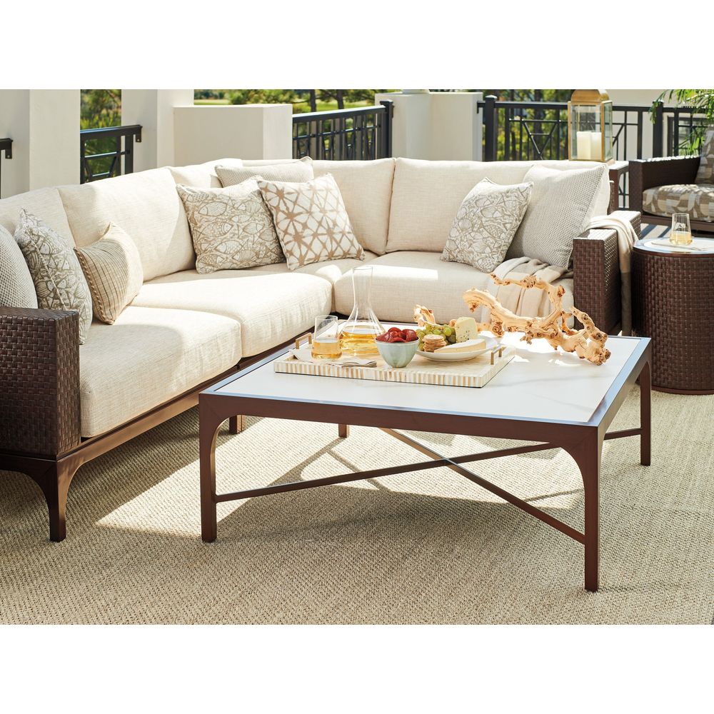Outdoor Coffee Tables Square Cocktail Table - 3420 Brown