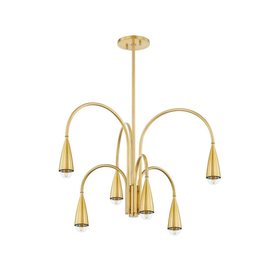 Jenica 6 Light Chandelier-Mitzi-HVL-H811806-AGB-Chandeliers-1-France and Son