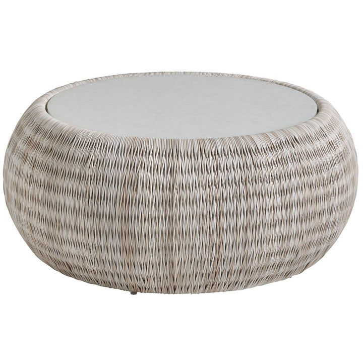 Outdoor Coffee Tables Round Cocktail Table - Ivory
