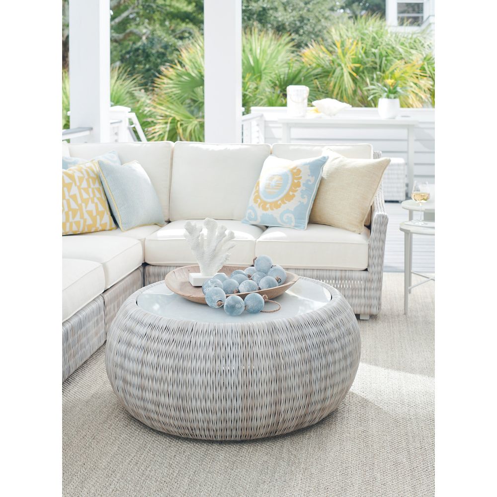 Outdoor Coffee Tables Round Cocktail Table - Ivory