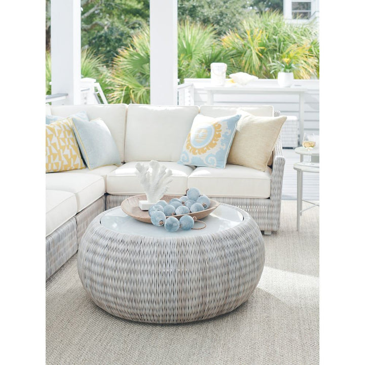 Outdoor Coffee Tables Round Cocktail Table - Ivory