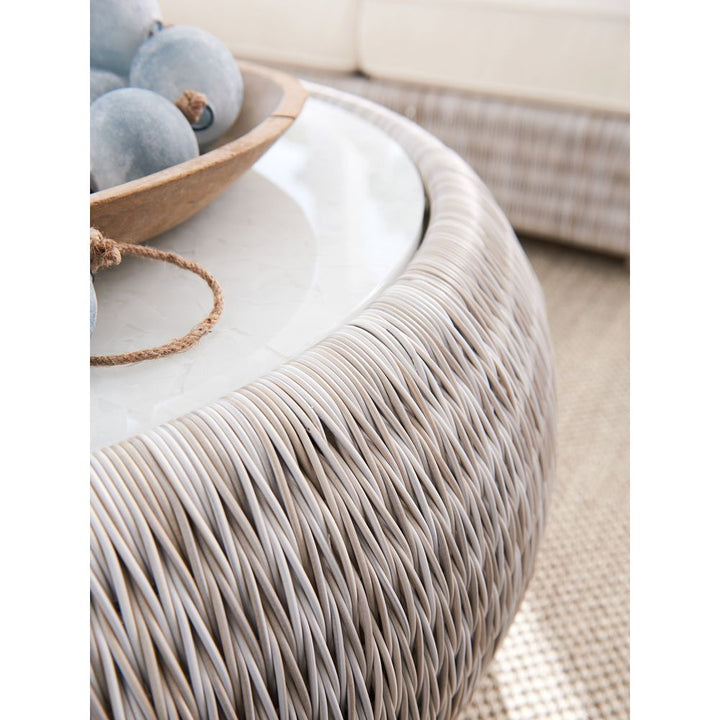 Round Cocktail Table - Ivory