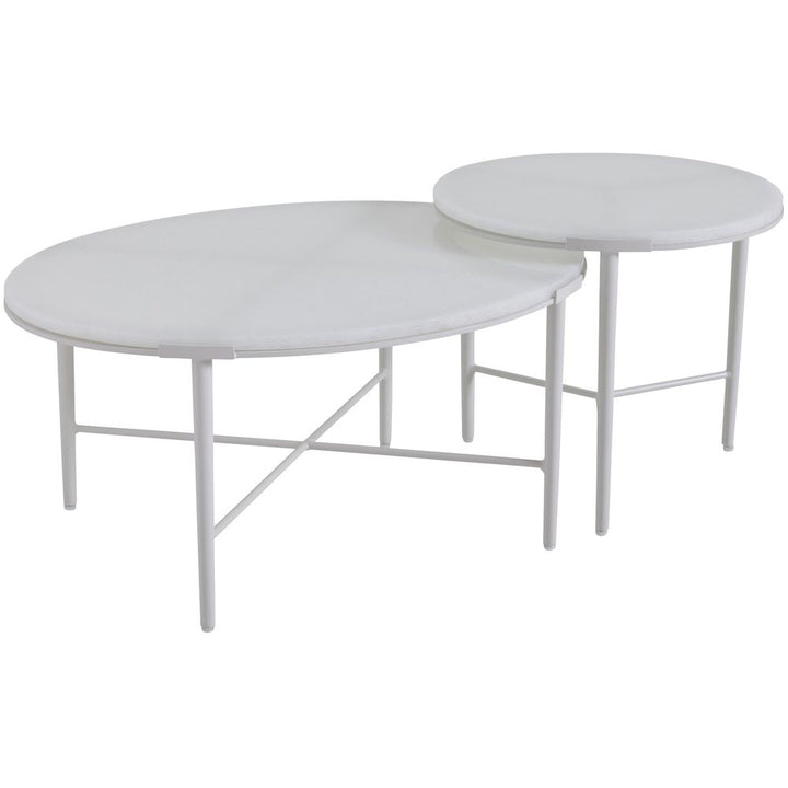 Outdoor Coffee Tables Bunching Cocktail Table - Ivory