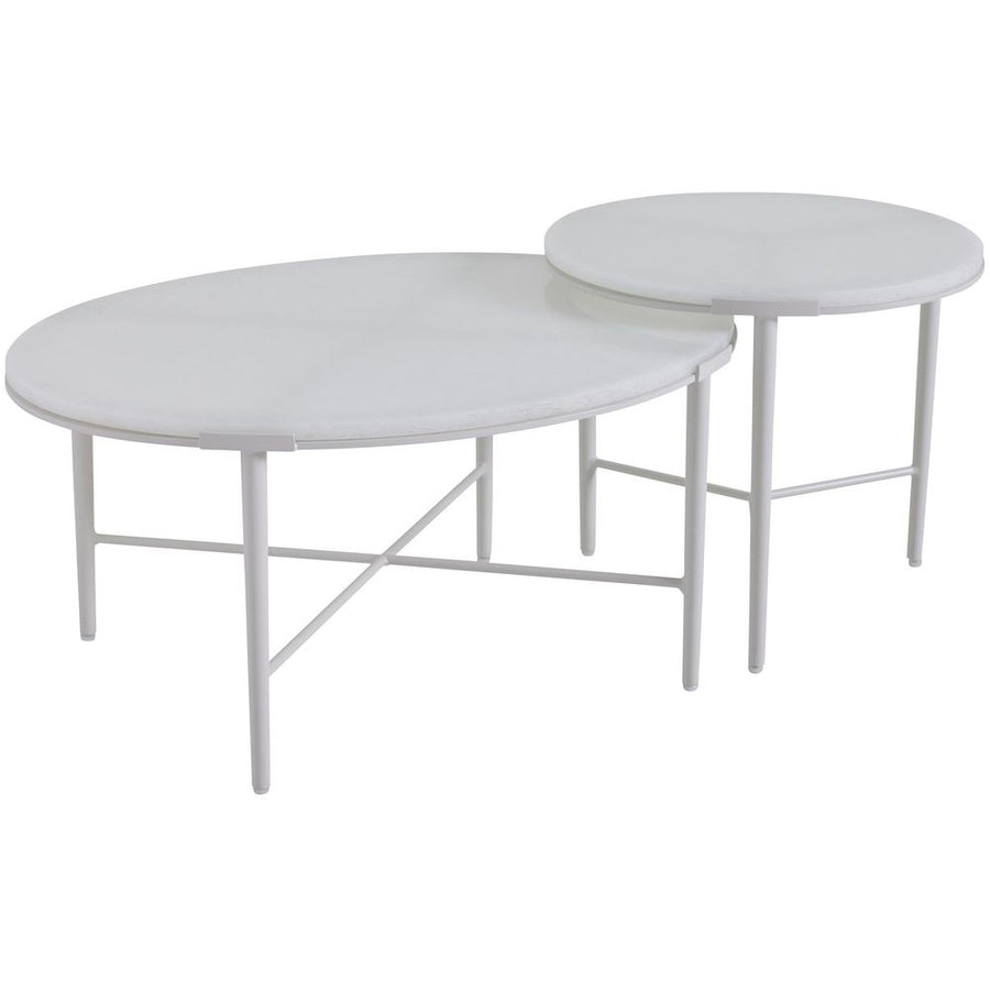 Outdoor Coffee Tables Bunching Cocktail Table - Ivory