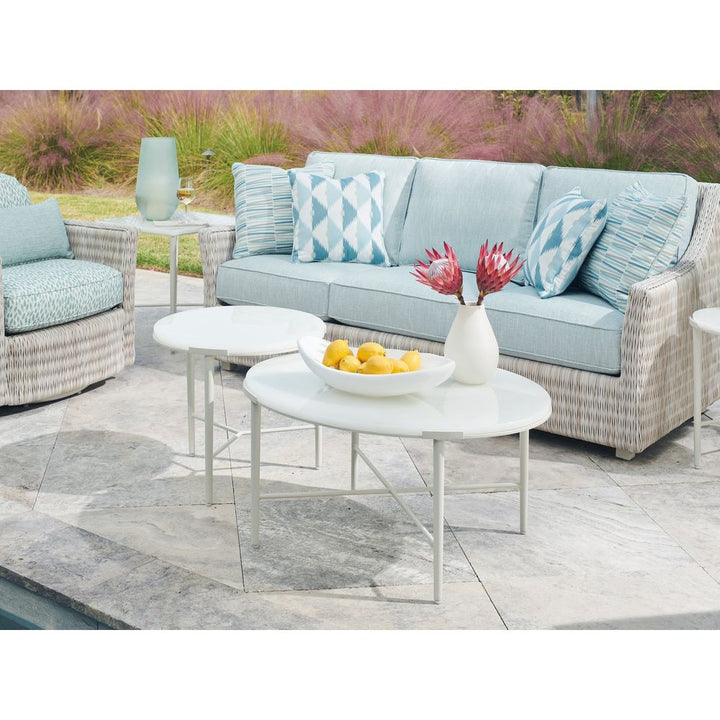 Outdoor Coffee Tables Bunching Cocktail Table - Ivory
