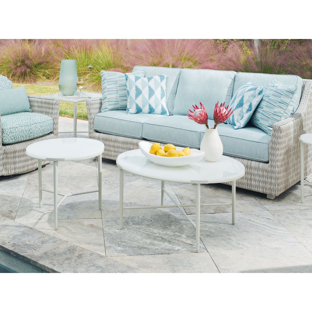 Outdoor Coffee Tables Bunching Cocktail Table - Ivory