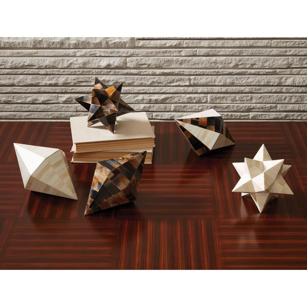 Triangle Cone Box-Brown Horn