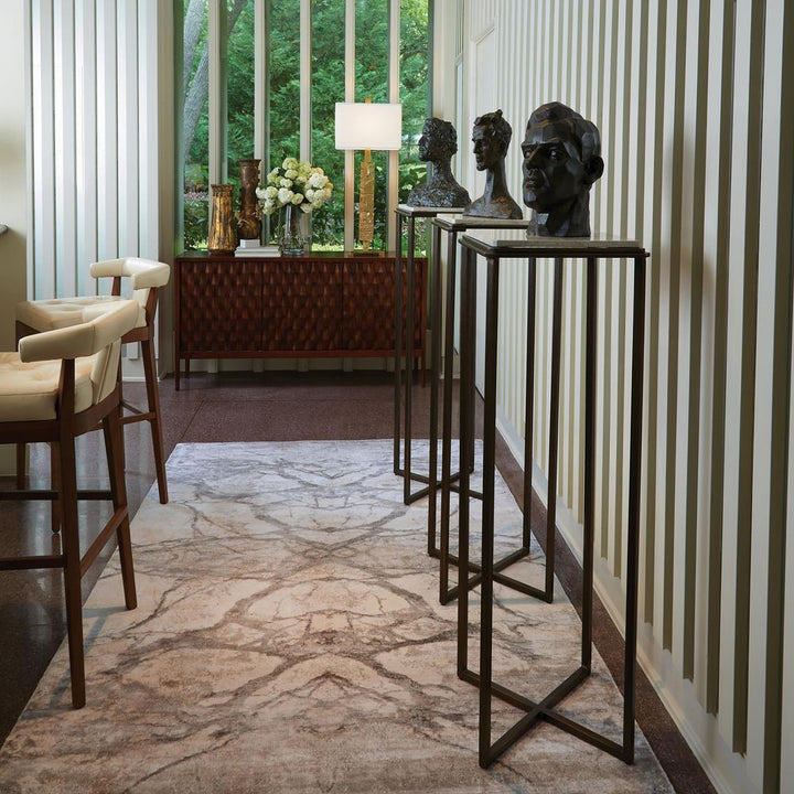 Mirror Match Marble Rug-Neutrals-5 x 8