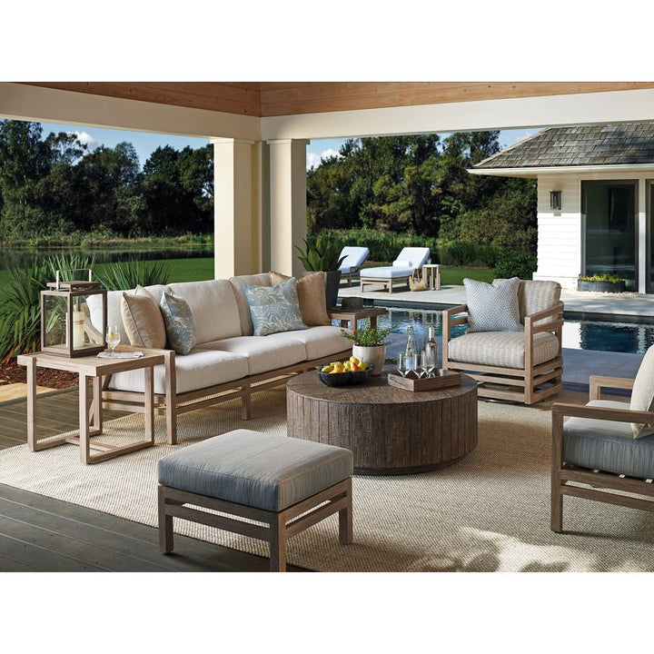 Outdoor Coffee Tables Round Cocktail Table - 0003 Dark Brown
