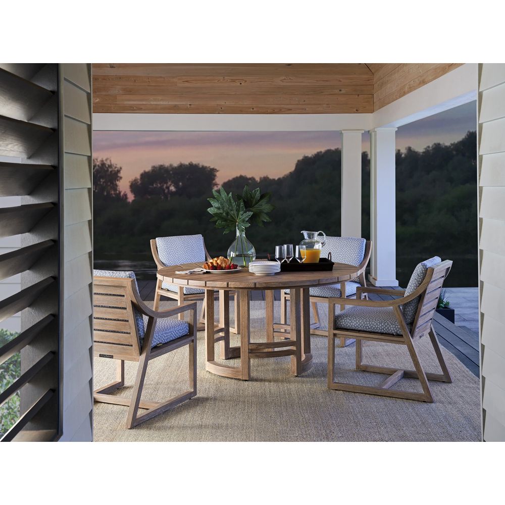 Outdoor Dining Tables Round Dining Table - Taupe