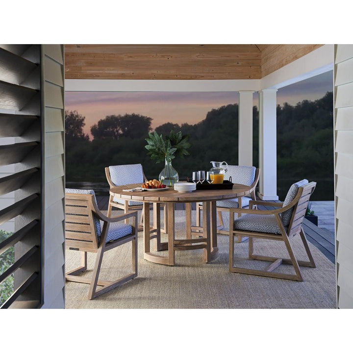 Outdoor Dining Tables Round Dining Table - Taupe