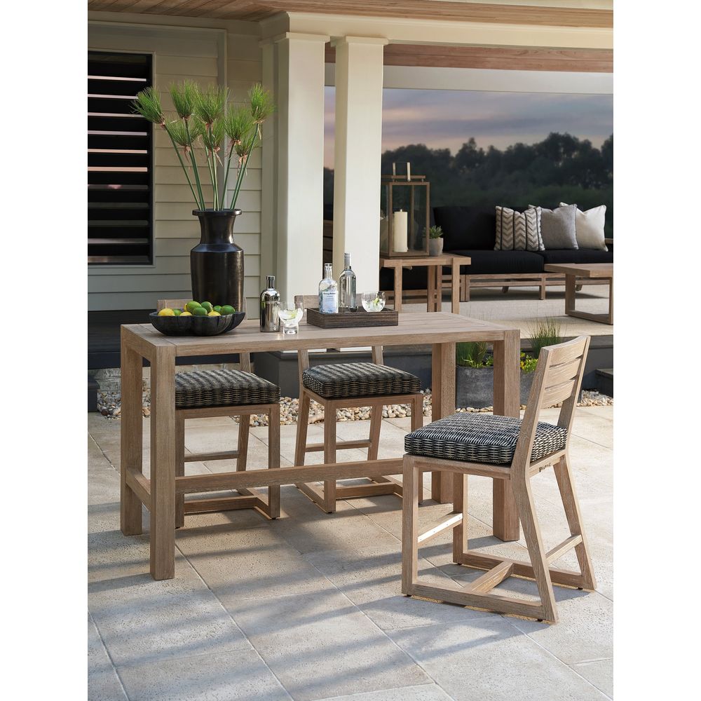 Outdoor Side Tables High/Low Bistro Table - 0003 Dark Brown