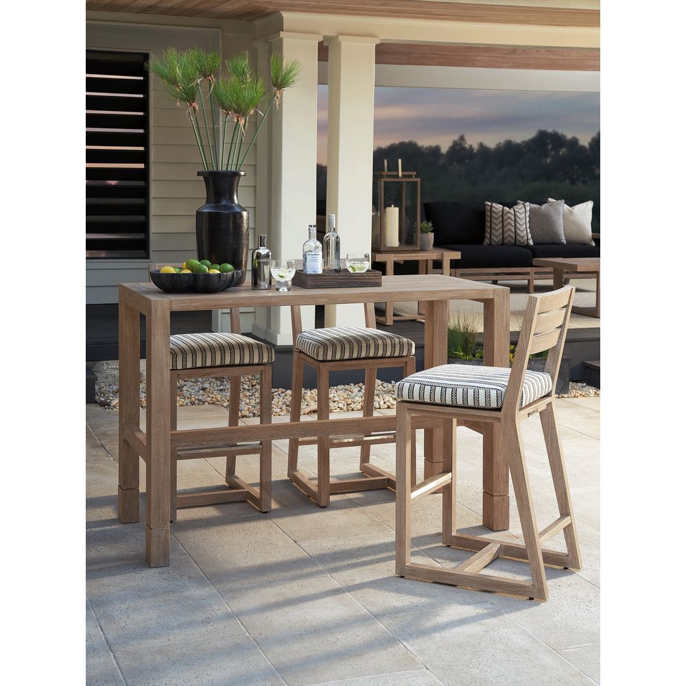Outdoor Side Tables High/Low Bistro Table - 0003 Dark Brown