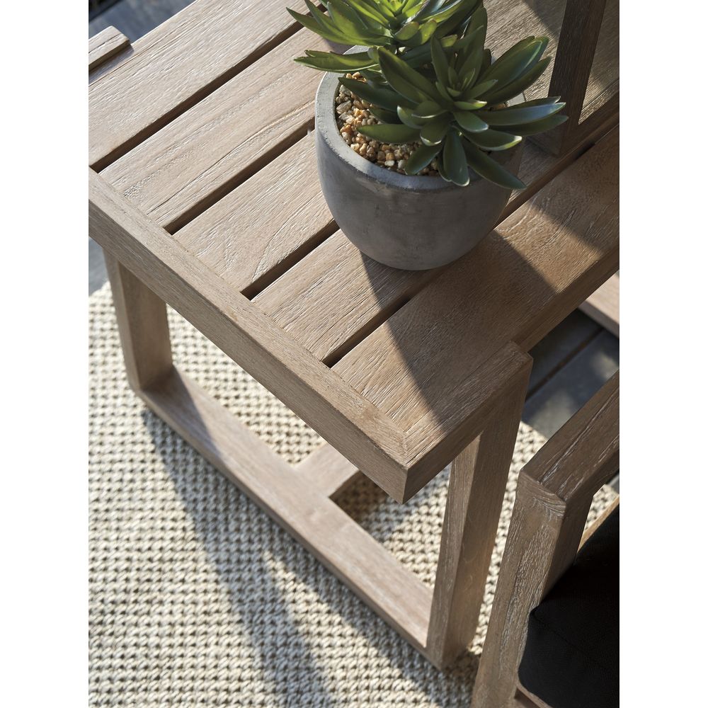 Rectangular End Table - 0003 Dark Brown