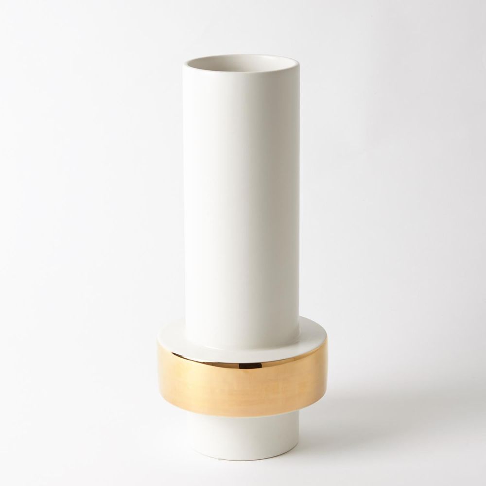 Vases Gold Ring Vase-Low