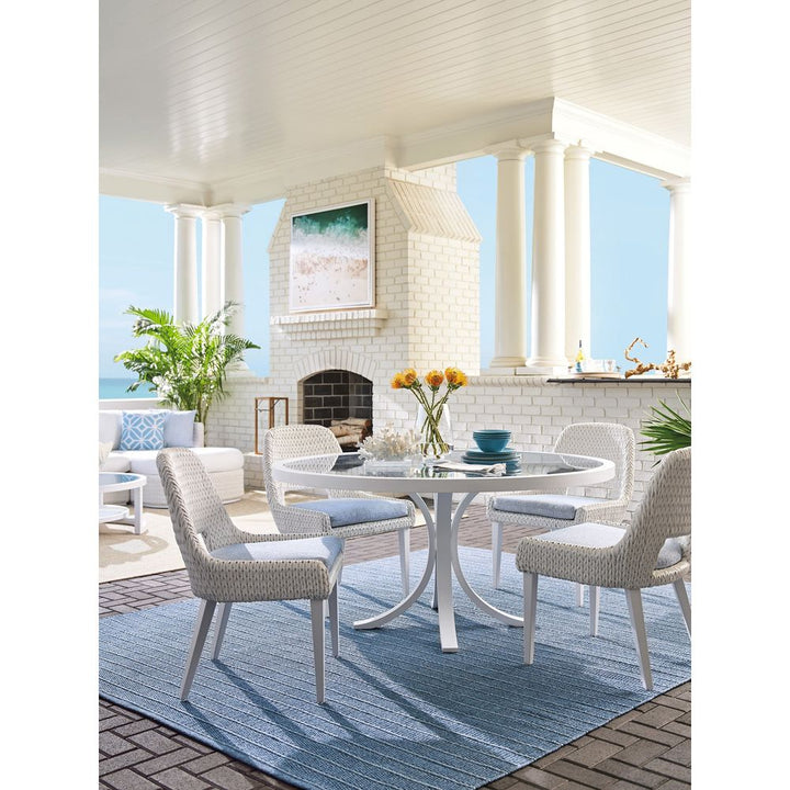 Outdoor Dining Tables Round Dining Table - White