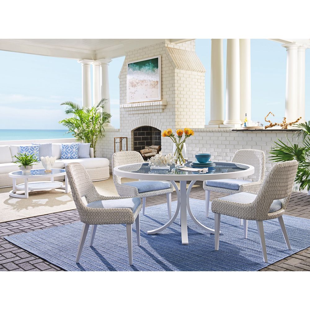 Outdoor Dining Tables Round Dining Table - White