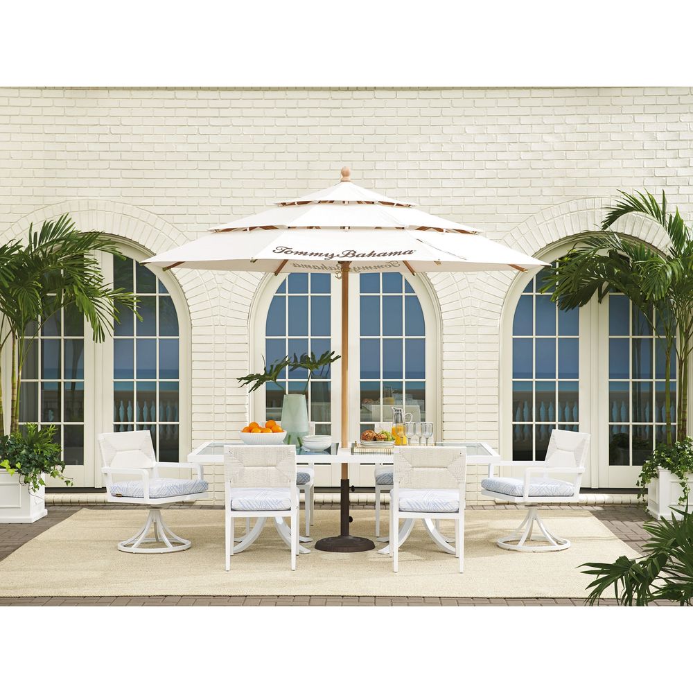 Outdoor Dining Tables Rectangular Dining Table - White