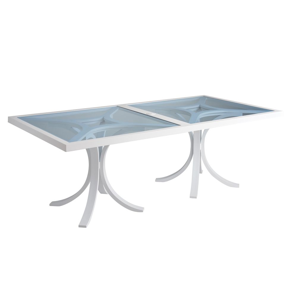 Outdoor Dining Tables Rectangular Dining Table - White