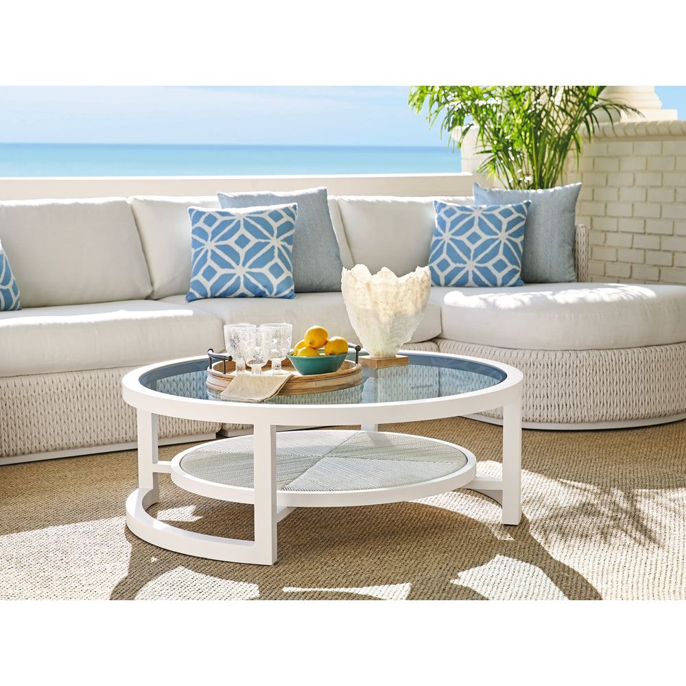 Outdoor Coffee Tables Round Cocktail Table - 0201 White