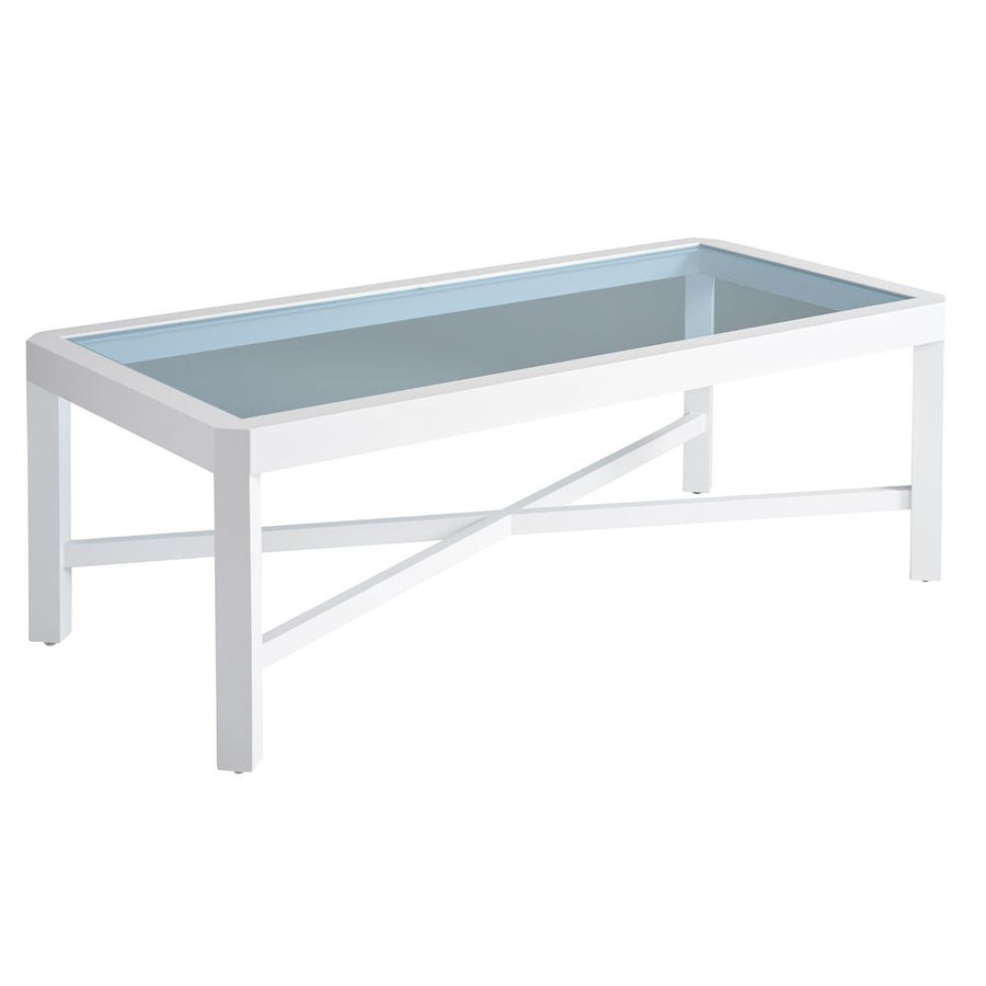 Outdoor Coffee Tables Rectangular Cocktail Table - 0201 White