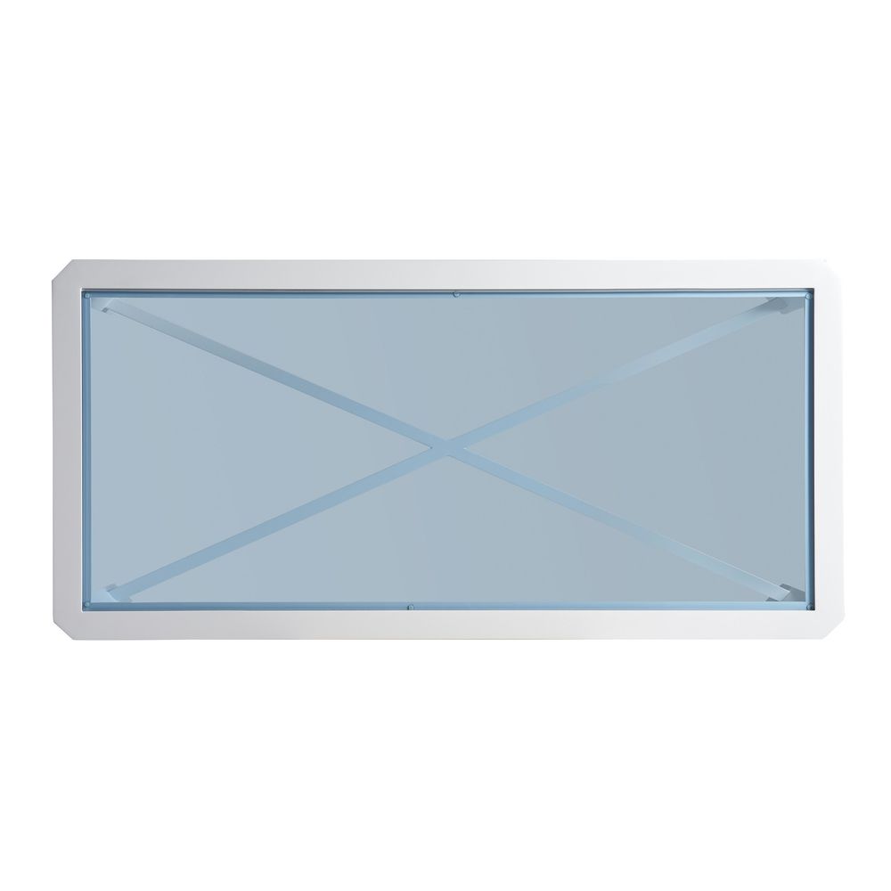 Outdoor Coffee Tables Rectangular Cocktail Table - 0201 White