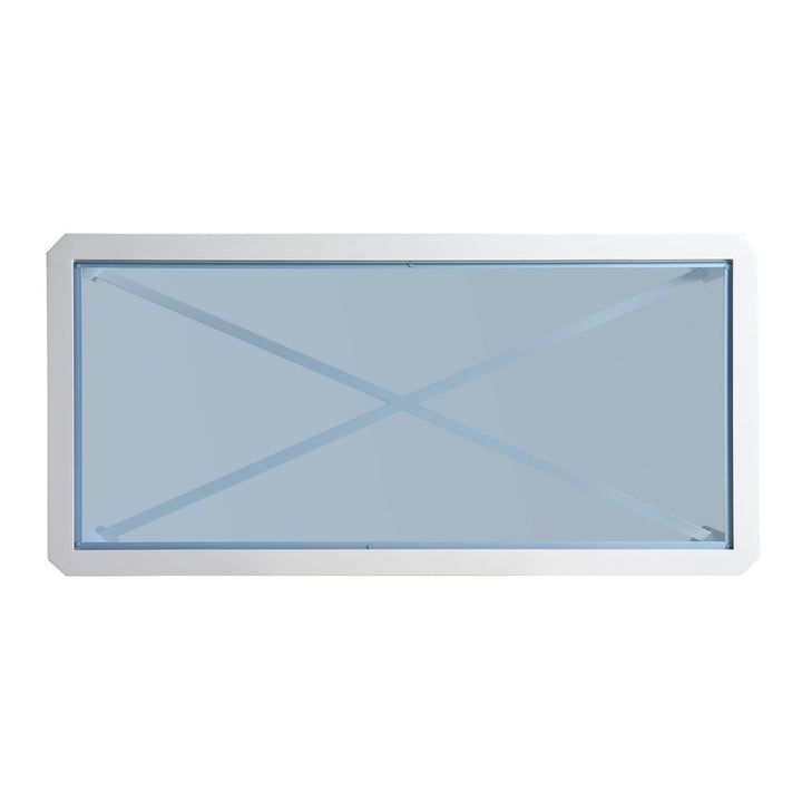 Outdoor Coffee Tables Rectangular Cocktail Table - 0201 White