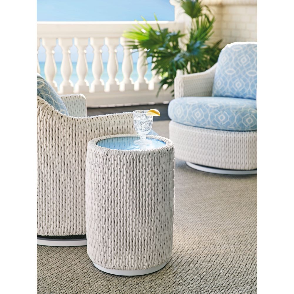 Outdoor Side Tables Accent Table - 0201 White