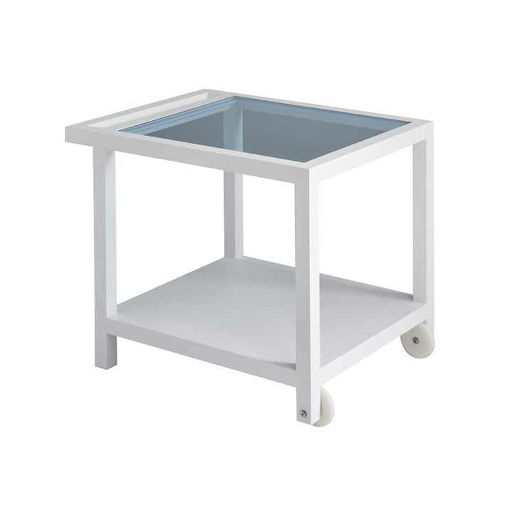 Outdoor Side Tables Serving End Table - 0201 White