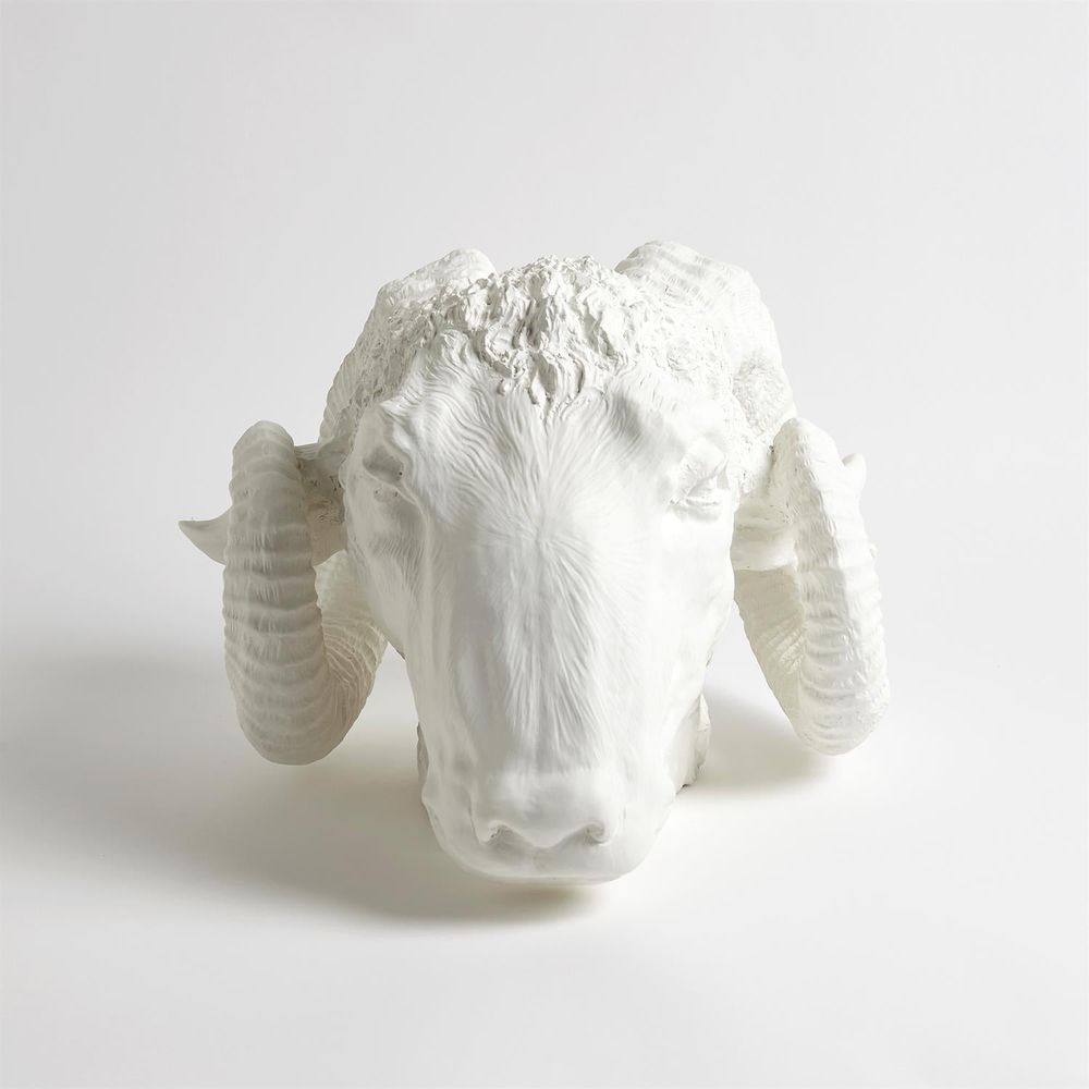 Decorative Objects Capricorn Sculpture-Matte White