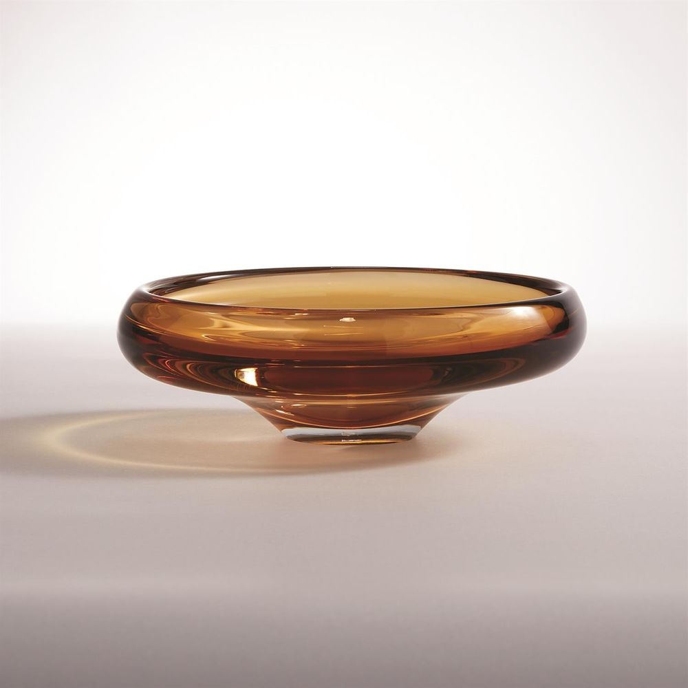 Bowls Rolled Lip Bowl-Amber