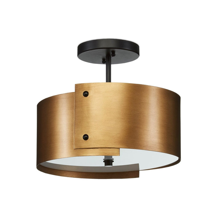 Ritsu Brass Semi-Flush Mount